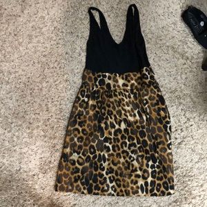 Express cheetah dress